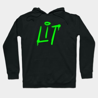 Lit Graffiti Spray Paint Hoodie